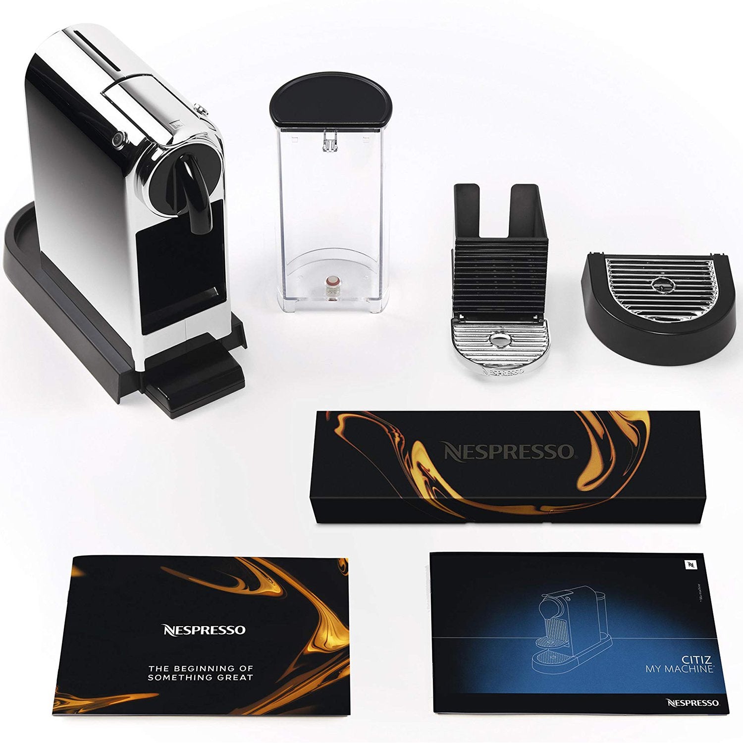 Nespresso CitiZ Espresso Machine by De'Longhi, Chrome