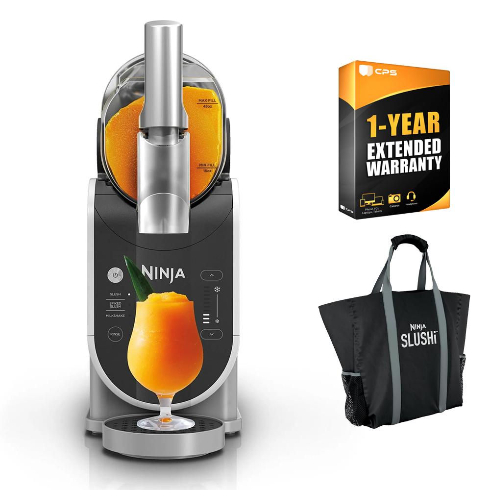 Ninja SLUSHi 72oz. Frozen Drink & Slushie Machine Refurbished + Ninja Slushie Tote Bag