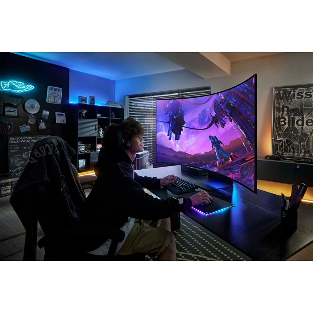 Samsung Odyssey Ark 2 55" 4K Mini-LED Curved Monitor +Controller +26 Months Protection