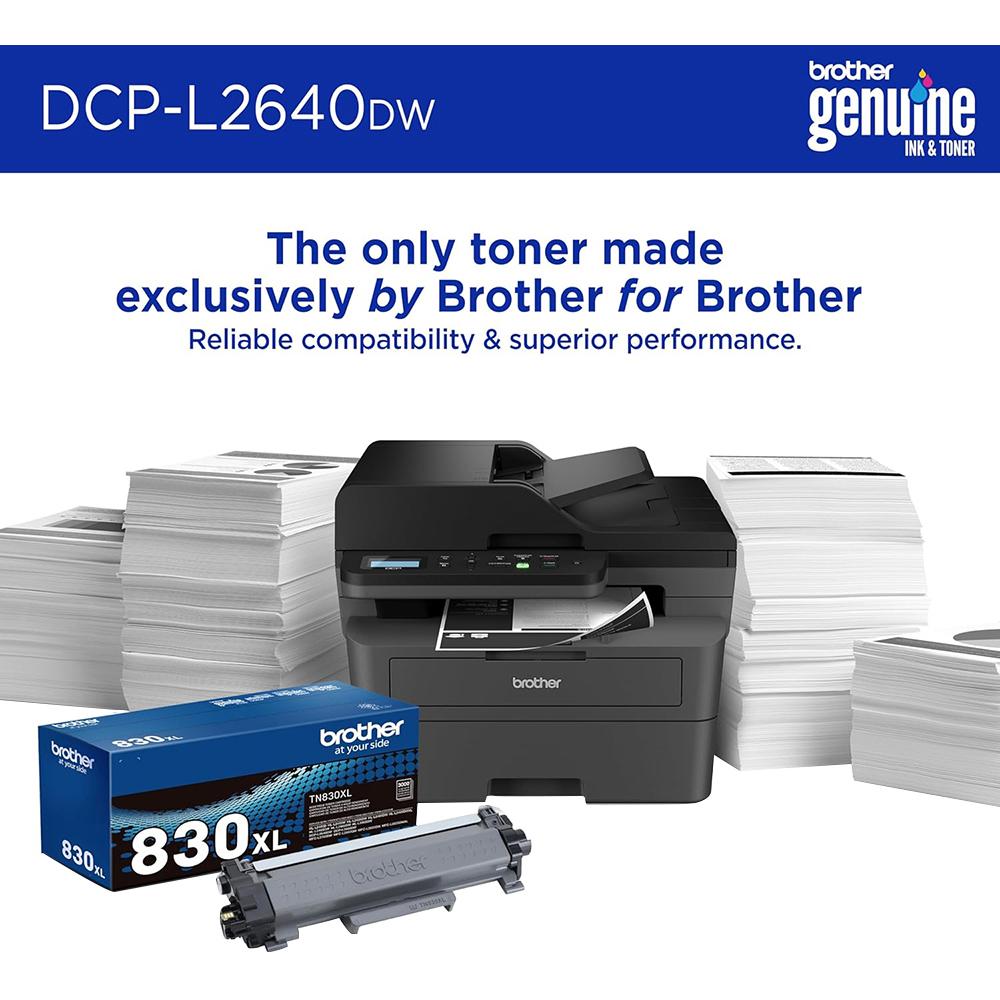 Brother Wireless Monochrome Multi-Function Printer + 26 Months Protection
