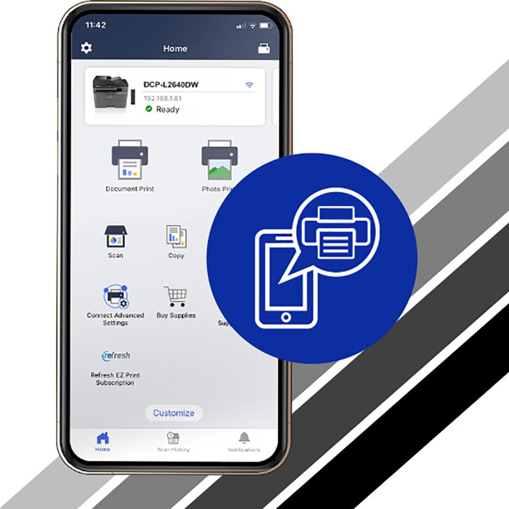 Brother Wireless Monochrome Multi-Function Printer + 26 Months Protection