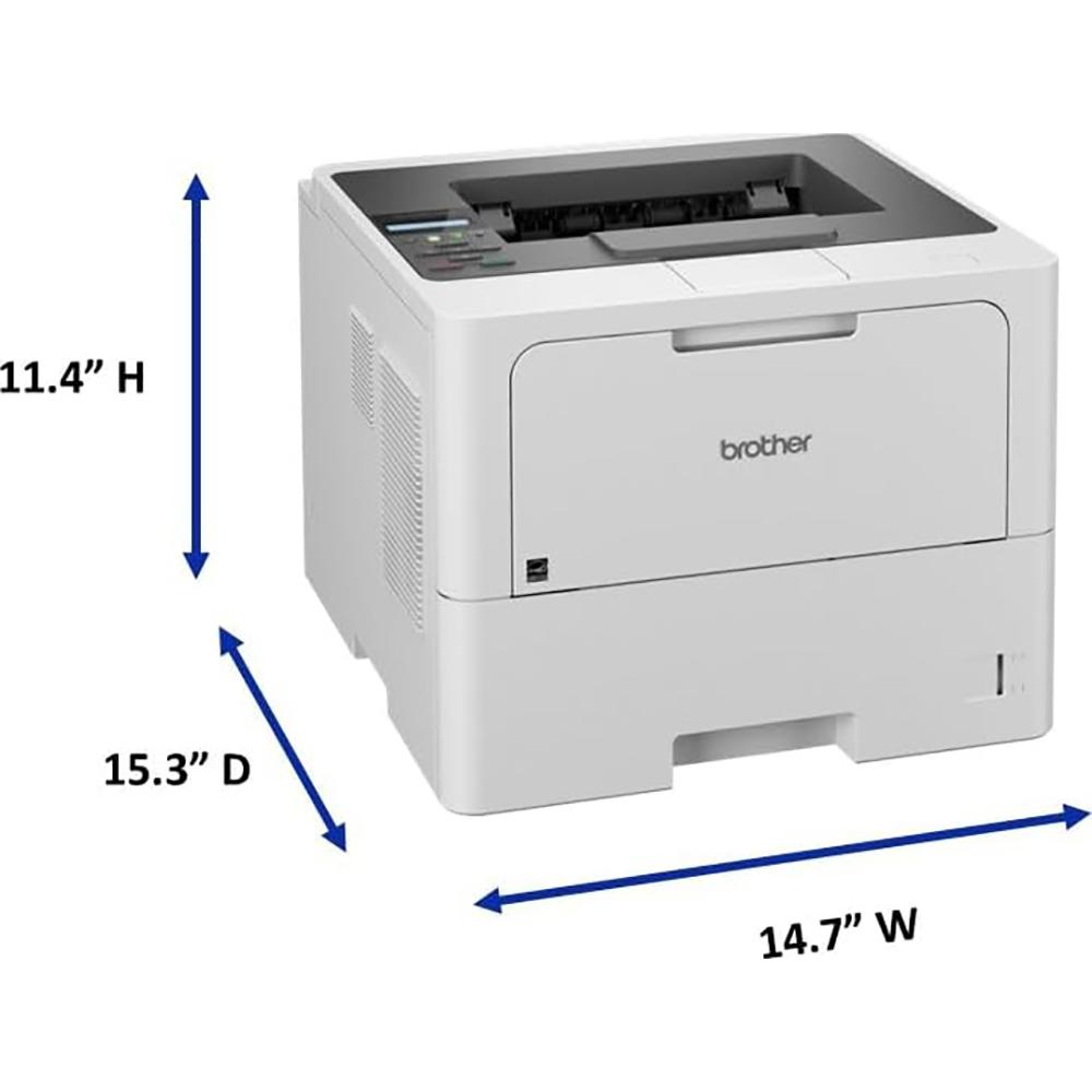 Brother HLL6210DW Business Monochrome Laser Printer +26 Months Protection Bundle