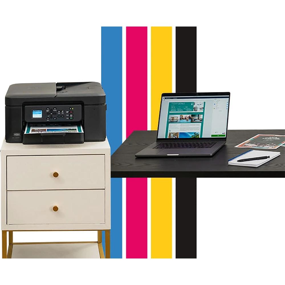 Brother Work Smart 1360 Wireless Color All-in-One Printer + 26 Months Protection Bundle