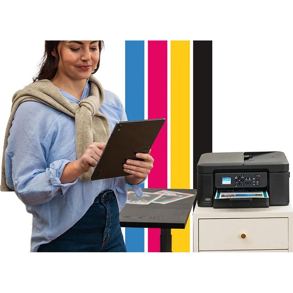 Brother Work Smart 1360 Wireless Color All-in-One Printer + 26 Months Protection Bundle