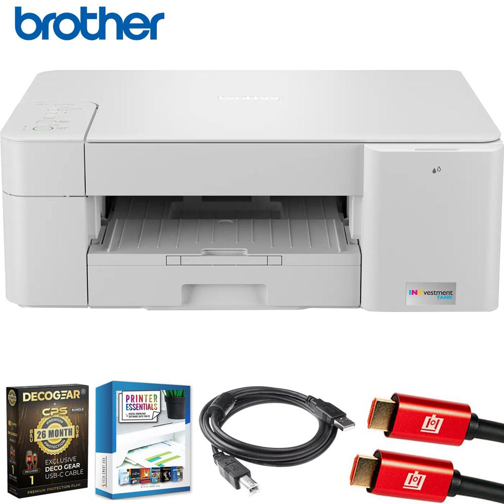 Brother INKvestment Wireless 3-in-1 Color Inkjet Printer + 26 Months Protection Bundle