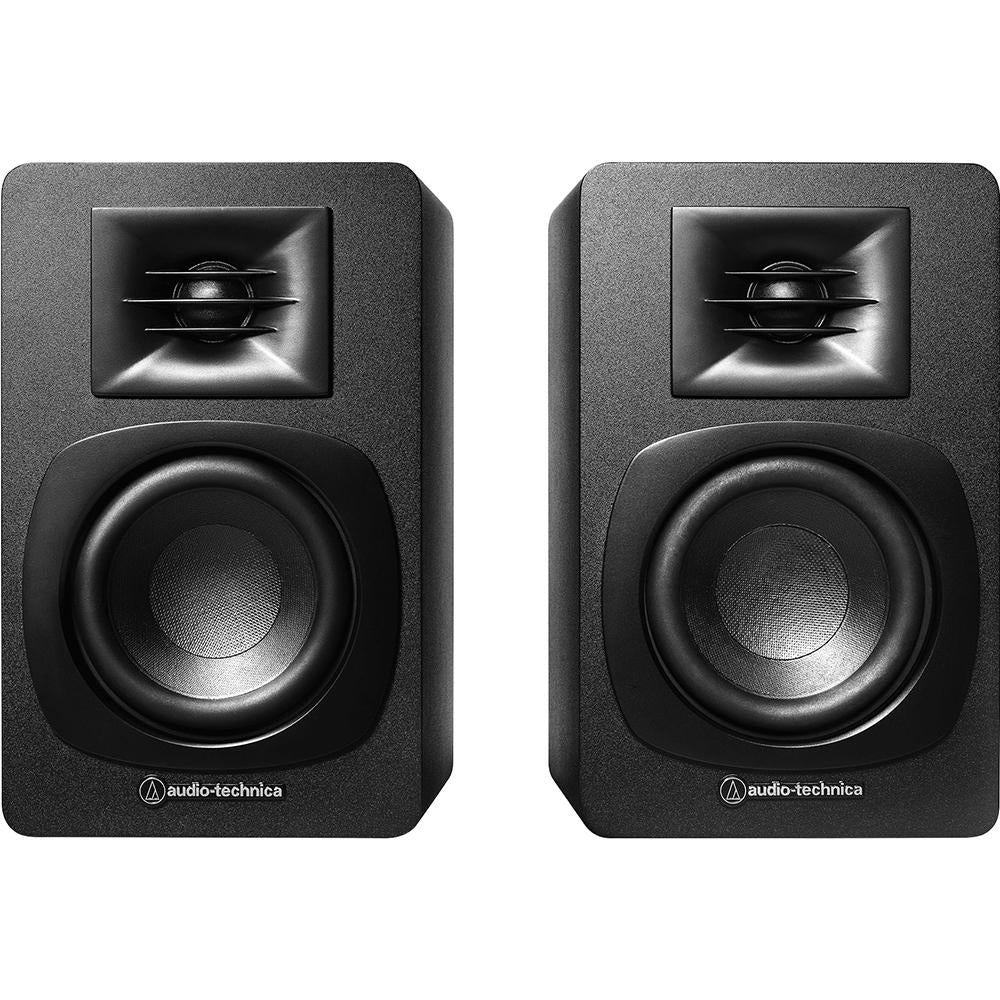 Audio-Technica AT-SP3X Bookshelf Speakers, Black