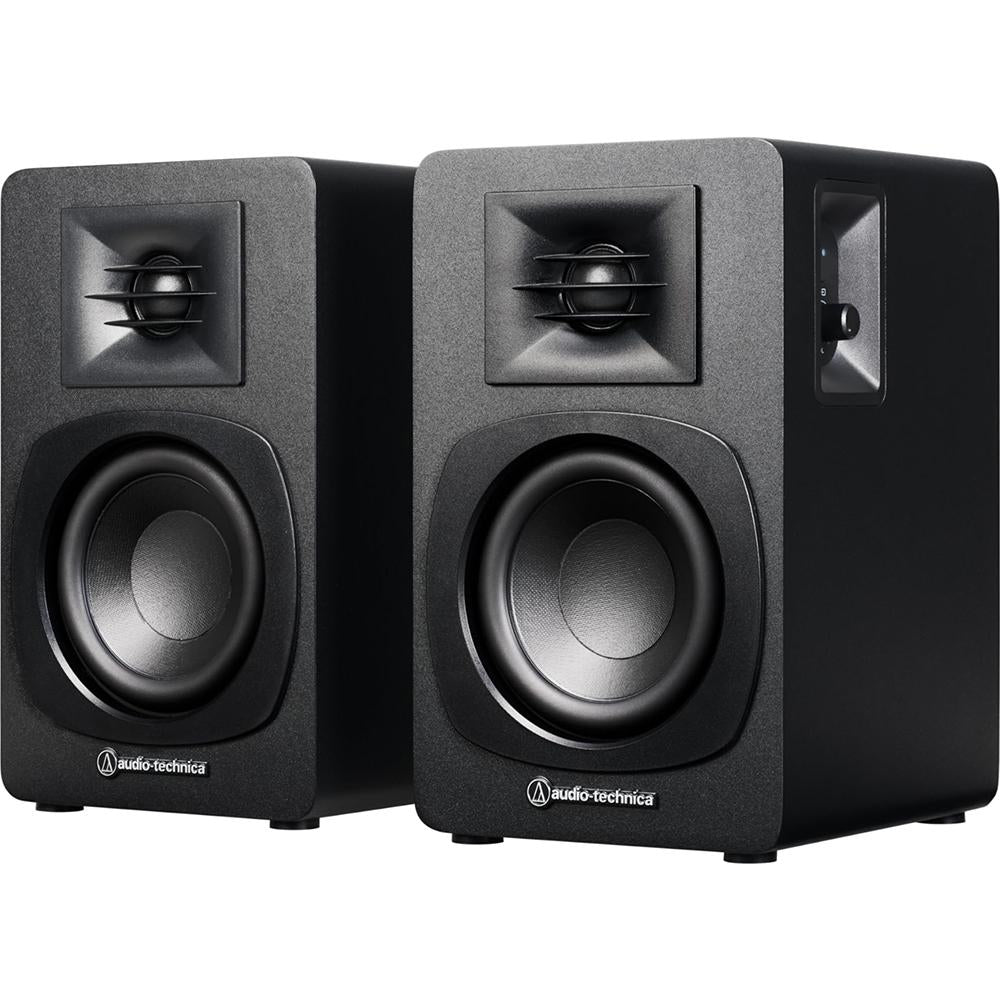 Audio-Technica AT-SP3X Bookshelf Speakers, Black
