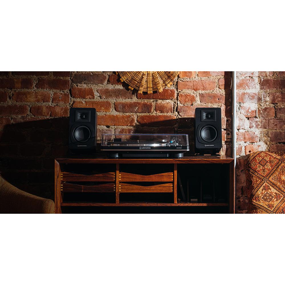 Audio-Technica AT-SP3X Bookshelf Speakers, Black