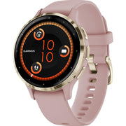 Garmin Venu 3S Fitness GPS Smartwatch Gold Bezel w/ Rose Case (41mm) - Refurbished