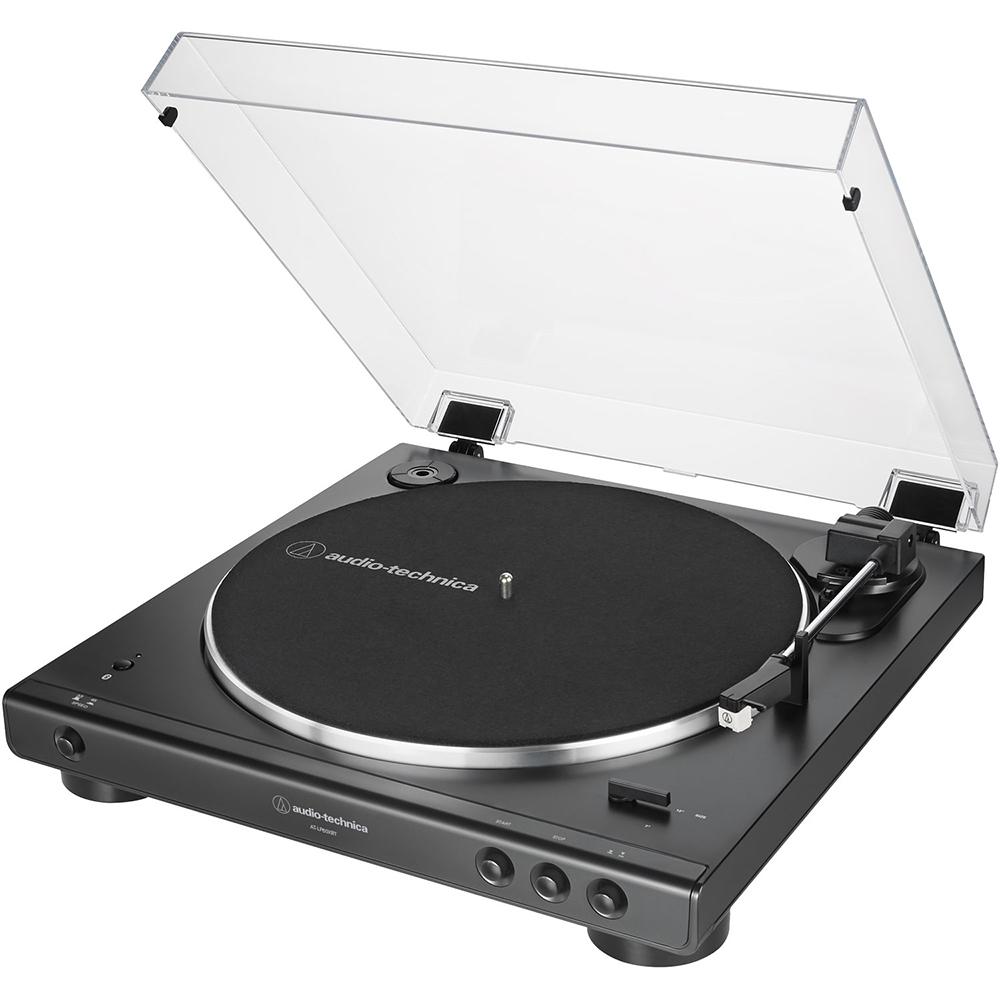 Audio-Technica AT-LP60XBT-BK Bluetooth Turntable + Eris 3.5BT Monitors + 2 YR Warranty Bundle