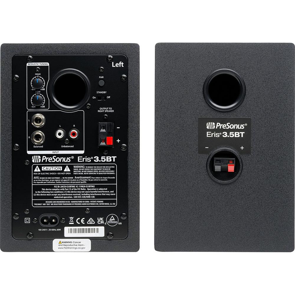 Audio-Technica AT-LP70XBT-BS Wireless Turntable + Eris 3.5BT Monitors + 2 YR Warranty Bundle