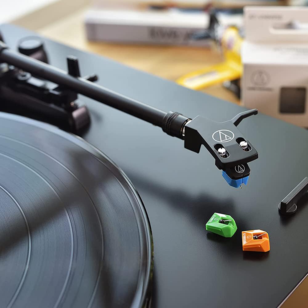 Audio-Technica AT-LP3XBT-BK Wireless Turntable + Eris 3.5BT Monitors + 2 YR Warranty Bundle