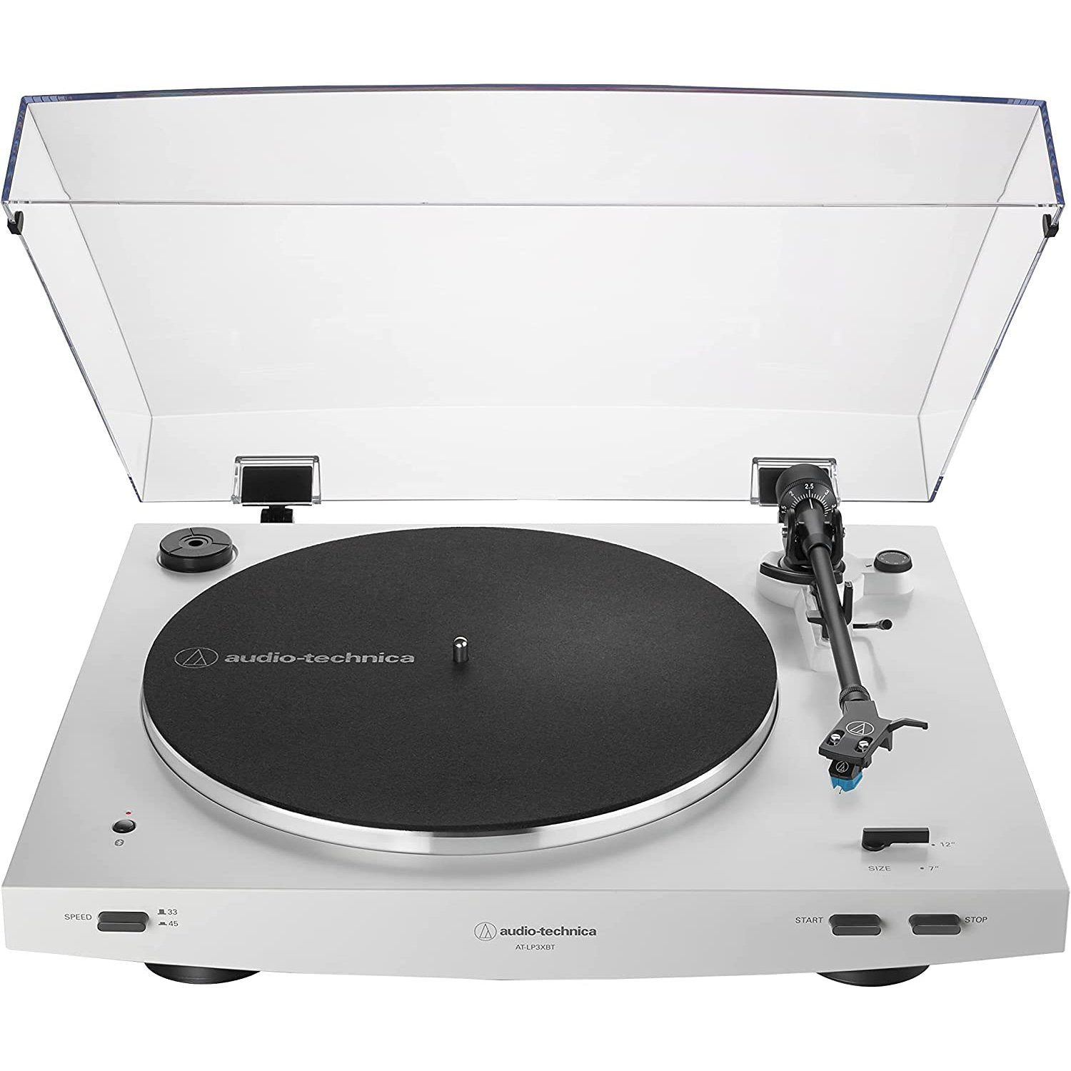 Audio-Technica AT-LP3XBT-WH Wireless Turntable + Eris 3.5BT Monitors + 2 YR Warranty Bundle