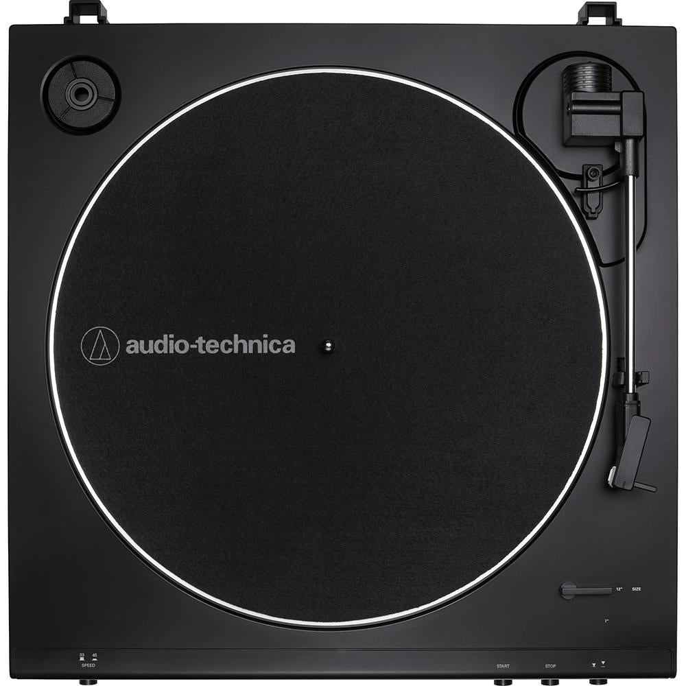 Audio-Technica Fully Automatic Belt-Drive Turntable with BT USB+Speakers Bundle