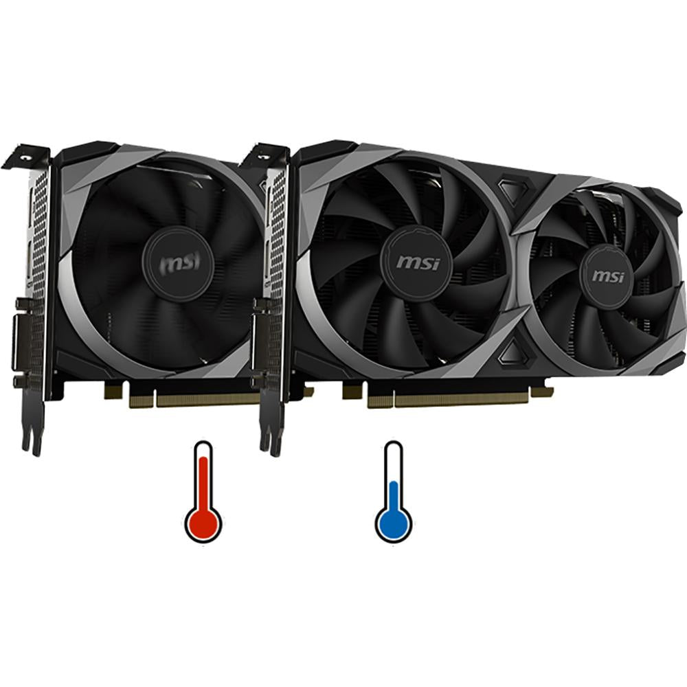 MSI GeForce RTX 3050 VENTUS 2X 8G OC - 8GB GDDR6 Graphics Card